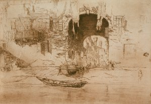 サンビアジオ、ベニス、1879-80年 作： James Abbott McNeill Whistler